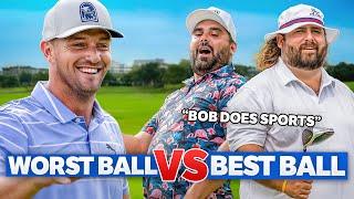 Challenging Bob Does Sports To A Match | Bryson DeChambeau