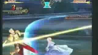 Fate Unlimited Codes Saber vs. Gilgamesh