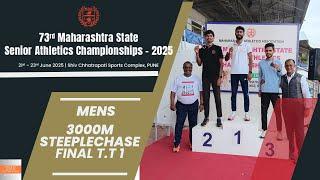 Steeplechase Spectacle! Shubham Bhandare Shines @ Maharashtra Athletics Champs'25 | Pune #athletics