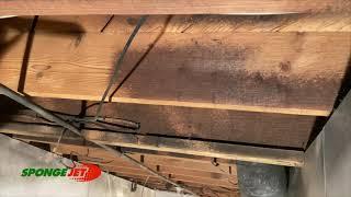 Soot Removal from Joists