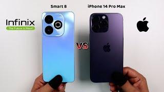 infinix Smart 8 vs iPhone 14 Pro Max Speed Test Live