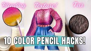 Top 10 Color Pencil Hacks