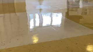 Excellent Time Lapse Vinyl Floor Restoration in Memphis TN by RotoClean