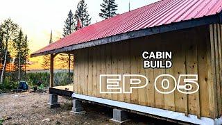 OFF GRID CABIN BUILD | EP 05 | Roof Rafters | Purlins