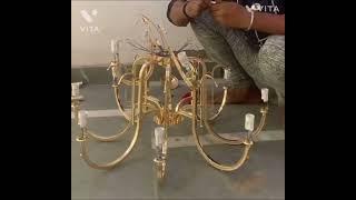 Sanleen Enterprises 12 light chandelier for purchasing call on 9910350141