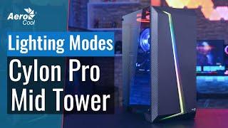 AeroCool Cylon Mid Tower Case - 13 Lighting Modes