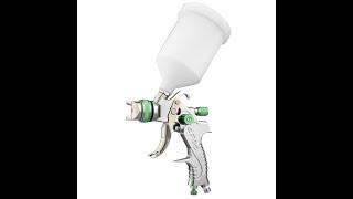 HVLP spray gun testing video