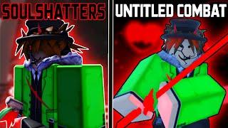 SoulShatters Glitchtale Frisk and UCD Glitchtale Frisk Comparison // Soulshatters and UCD ( Roblox )