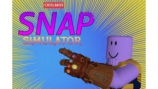 щелчок таноса уничтожил всё в roblox snap simulator