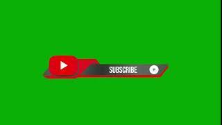 Green Screen Subscribe Button And bell icon | green screen effects no copyright