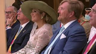 Willem-Alexander en Máxima bezoeken World Expo in Dubai