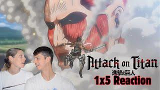 First Battle: The Struggle for Trost, Part 1 | Attack on Titan S1E5 Reaction