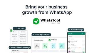 WhatsTool Business product details - How to use WhatsApp Business api with WhatsTool Business?