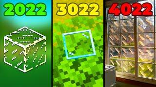 minecraft physics in 2022 vs 3022 vs 4022