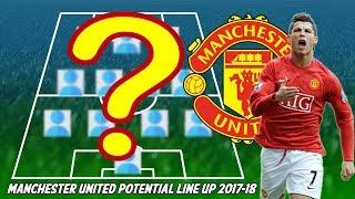 MU Transfer : Manchester United Potential Line Up Next Season 2017 / 2018