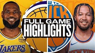 LAKERS vs KNICKS FULL GAME HIGHLIGHTS | March 6, 2025 | Knicks vs Lakers NBA Full Highlights 2K