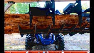 Sawmilling icky logs in the Rain