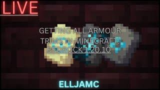 GETTING ALL ARMOUR TRIMS IN MINECRAFT 1.20.10