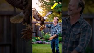 A Man Forms An Incredible Bond With A Bald Eagle Naturally