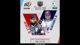 LIVE || ELITE CUP || MATCH NO10 || RENEGADES V/S REBELS XI || AR PRODUCTION