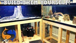 DIY Fish Tank Racks For Large Aquariums! Easiest And Strongest Aquarium Stands!