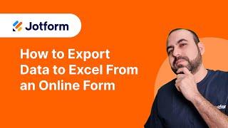 How to export data to Excel from an online form