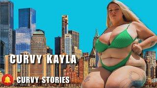 Kayla  plus size wiki-curvy model bio & Try on haul-Body Positive