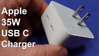 Apple 35W Dual USB Port A2571 Power Adapter Review and Test