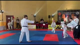 KOSHIKI KARATE | EURO IKKF 2023: 8-9 years, FINAL - Combat Jujutsu (RED) VS Viet Vo Dao (WHITE)