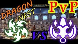 Dragon Nest ПвП Защитница vs Жнец |КусокБорща vs Артагонист| 80лвл (PvP Ripper vs Valkyrie 80lvl)