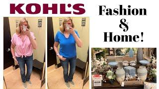 Kohl's Try-On Haul For Women Over 50!! New Fashion Finds + Home Decor Browsing!!