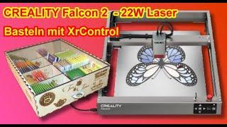 Basteln mit XrControl - Creality Falcon 2 Laser 22W! -Teebox