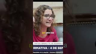 CALLENSÉ, MONIGOTES ! / Vanina Biasi reclama levantar el #operativorepresivo contra #jubilados