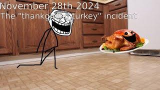 Trollge the ''Thanksgiving turkey'' incident