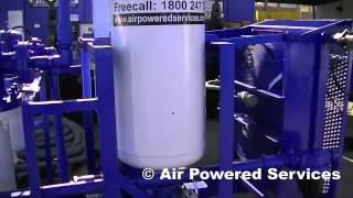 Desiccant Dryer Package available to Hire from Air Powered Services