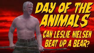 Leslie Nielsen fights a bear:  Day of the Animals, 1977