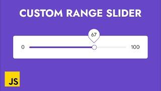 Custom Range Slider Javascript