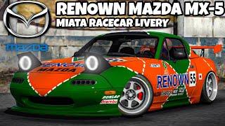 RENOWN Mazda MX-5 Miata Racecar Livery | Car Parking Multiplayer