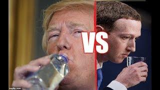 Mark Zuckerberg and Donald Trump EPIC WATER BATTLE Who will win