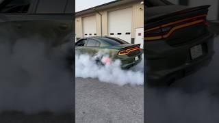 Hellcat Redeye Charger Doing  Massive BURNOUT #hellcat #dodgecharger #hellcatredeye