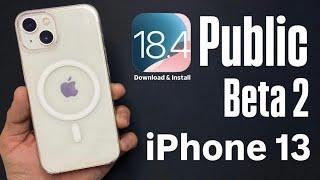 How to install iOS 18.4 Public Beta 2 on iPhone 13 - Update iPhone 13 on iOS 18.4 Public Beta