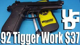 Beretta 92 Trigger Job $37 the Bestest Trigger Work Yet