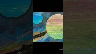 Spray Paint Art - How to Paint Planets, Stars and Nebulas #streetart #spraypaint