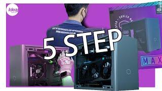 5 STEP TO BUILD A PC IN NR200P MAX | COOLER MASTER | IDEALTECH PC