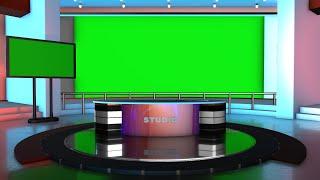 Green Screen Studio Desk For Kinemaster, Adobe Premiere and Edius