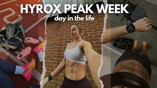 HYROX PEAK WEEK | Day In The Life | Training Session + Nutrition | Manchester Doubles Prep