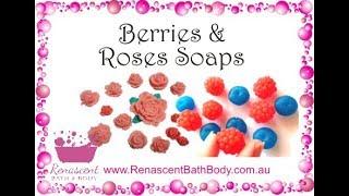 Berries & Roses Melt and Pour Soap Embeds