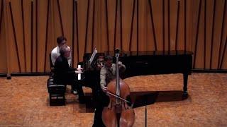 V. Montag | Sonata in E minor for Double bass and Piano | Strahinja Mitrović | First Movement