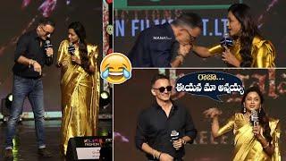 Actor Daniel Caltagirone Hilarious Fun With Anchor Suma | Thangalaan Pre Release Event | Manastars