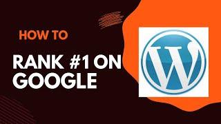 Wordpress SEO Tutorial  2022 Beginner Guide part 1  Rank#1 on Google